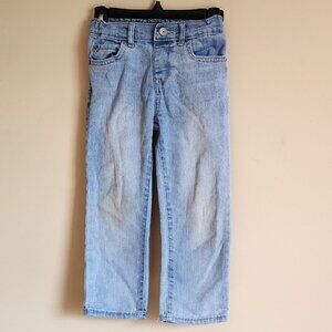 The Childrens Place Boys Blue Jeans With Adjustable Waist Size 4T
